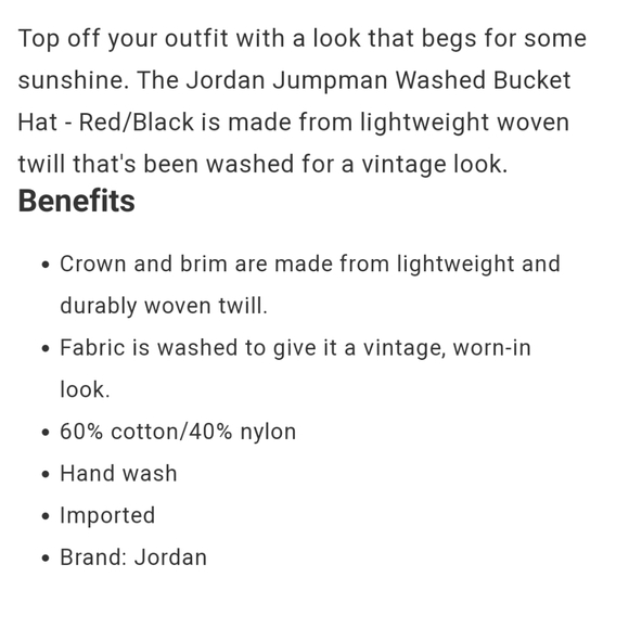 NWT Unisex Jordan Jumpman Washed Bucket Hat - Picture 10 of 12